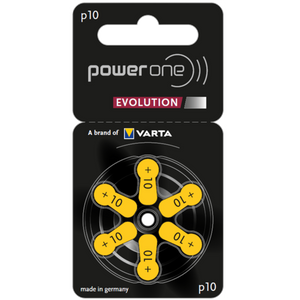 Power One EVOLUTION P10 Hörgerätebatterien (60er Pack)
