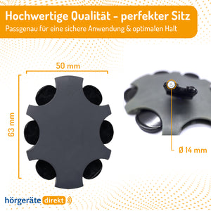 DIREKT ProWax miniFit (6 Stk) Hörgerätefilter/Cerumenfilter für Oticon Hörgeräte