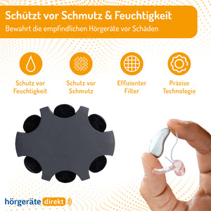 DIREKT ProWax miniFit (6 Stk) Hörgerätefilter/Cerumenfilter für Oticon Hörgeräte