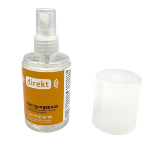 DIREKT Reinigungsspray 100 ml - für Hörgeräte, Ohrstücke, Gehörschutz & In-Ears
