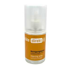 DIREKT Reinigungsspray 100 ml - für Hörgeräte, Ohrstücke, Gehörschutz & In-Ears