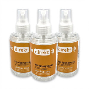 3x DIREKT Reinigungsspray 100 ml - für Hörgeräte & Gehörschutz (3er Pack)