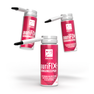 Hörluchs auriFIX Reinigungsspray - für Hörgeräte, In-Ears uvm.