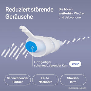 Alpine SleepDeep Ohrstöpsel zum Schlafen - Größe L