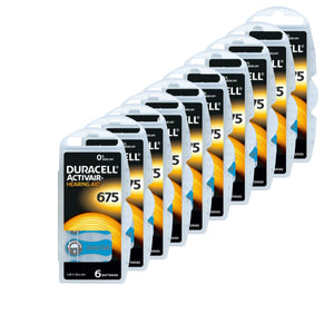 Duracell Activ Air 675 Hörgerätebatterien (60er Pack)