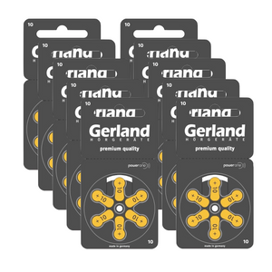 Gerland Hörgerätebatterie Evolution 10 (60 Stück) - P10 / PR70