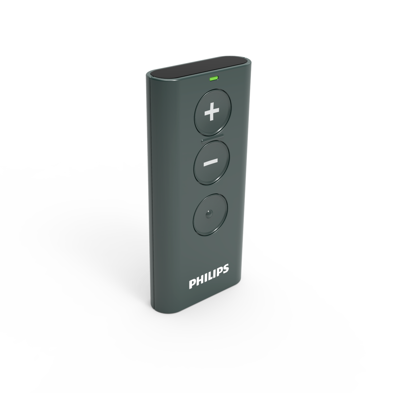Die Philips HearLink Fernbedienung ermöglicht es Ihnen an Ihren Hörgeräten Programme zu wechseln und die Lautstärke zu regulieren.