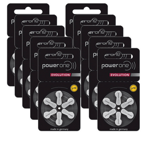 Power One EVOLUTION P10 Hörgerätebatterien (60er Pack)
