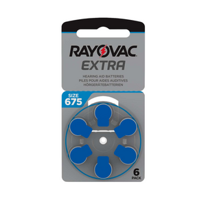 Rayovac Extra Advanced 675 Hörgerätebatterien (60er Pack)