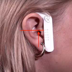 Signia Connexx Messschablone für Hörerlänge - miniReceiver 3.0