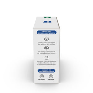 ZEISS Brillen Reinigungstücher (50 Stück) - einzeln verpackt - Recycelbar