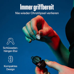 Alpine PartyPlug Ohrstöpsel - transparent - 3 Größen (S/M/L)
