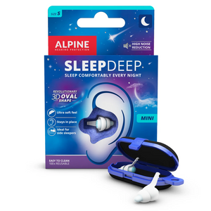 Alpine MINI SleepDeep Ohrstöpsel zum Schlafen - Größe S