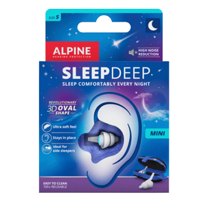 Alpine MINI SleepDeep Ohrstöpsel zum Schlafen - Größe S