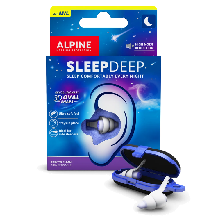 Alpine SleepDeep Ohrstöpsel zum Schlafen - Größe M/L