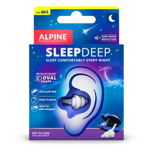 Alpine SleepDeep Ohrstöpsel zum Schlafen - Größe M/L