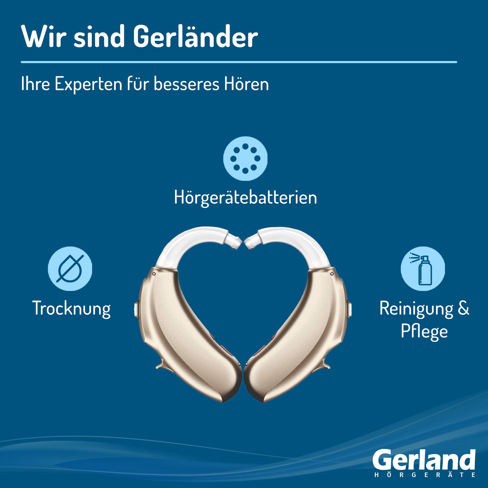 Gerland Grundausstattung - Reinigung &amp; Trocknung für Hörgeräte