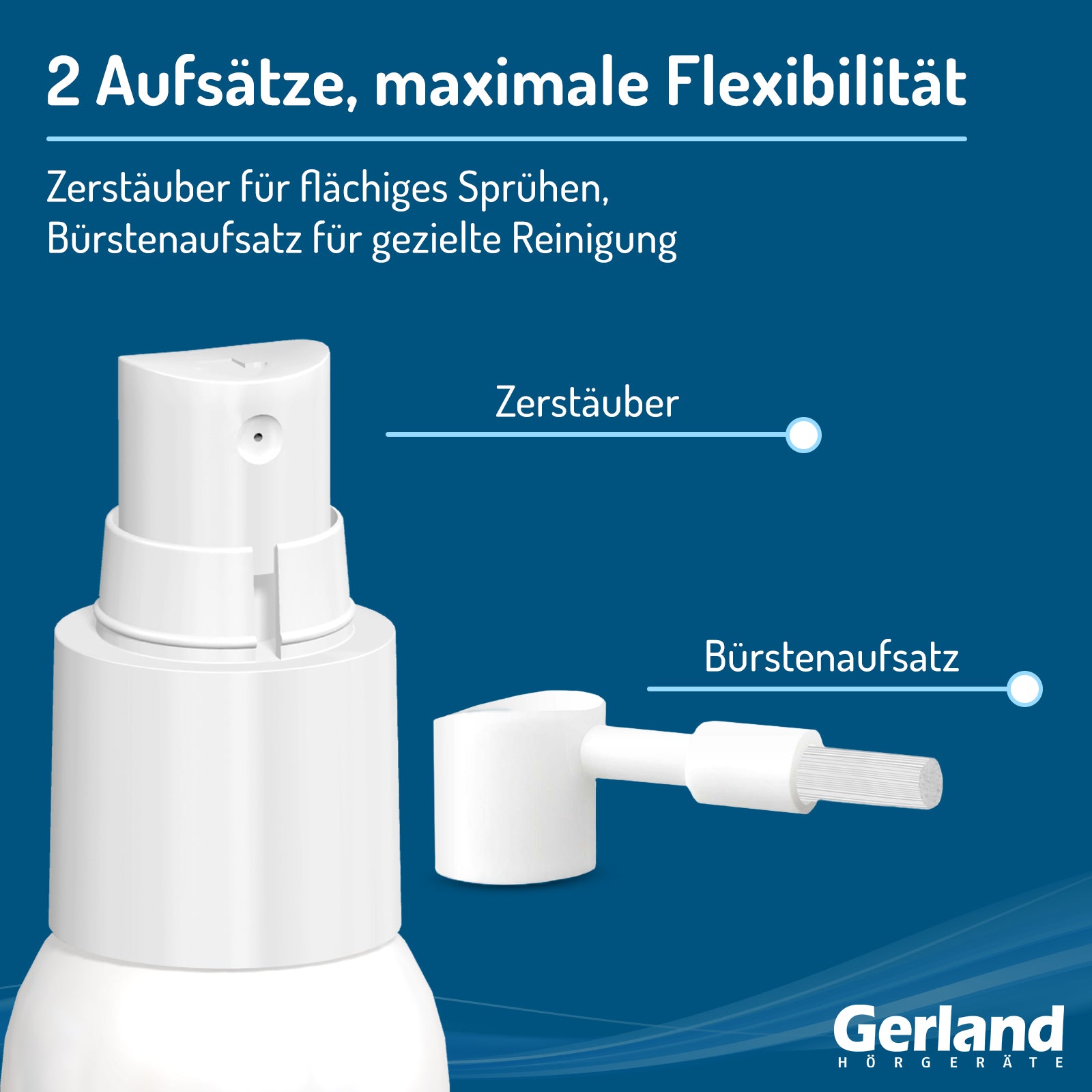 Gerland Reinigungsspray (30ml) - für Hörgeräte und Otoplastiken