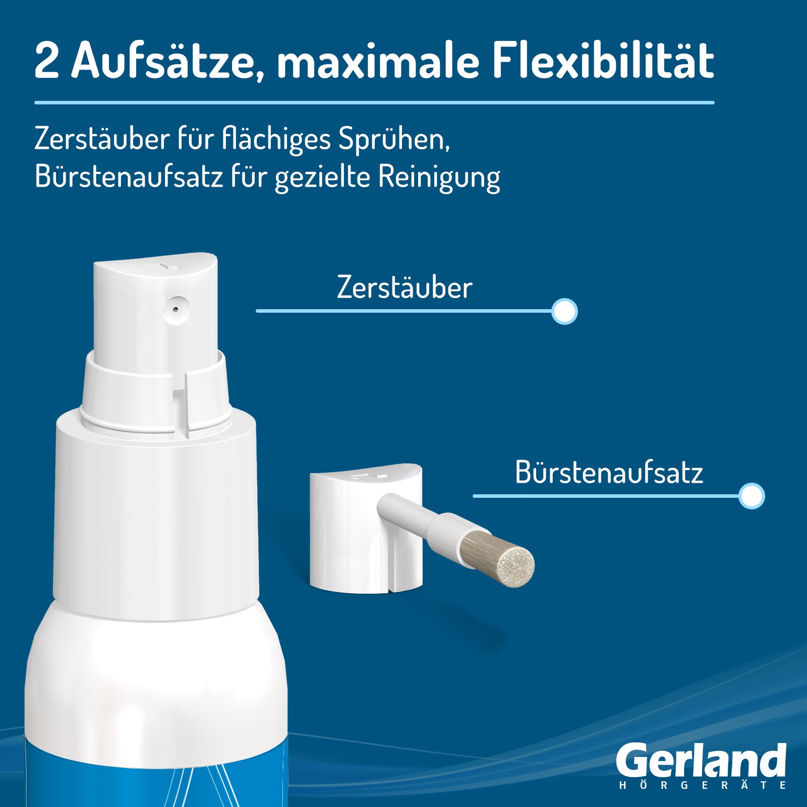 Gerland Reinigungsspray (100ml) - für Hörgeräte und Otoplastiken