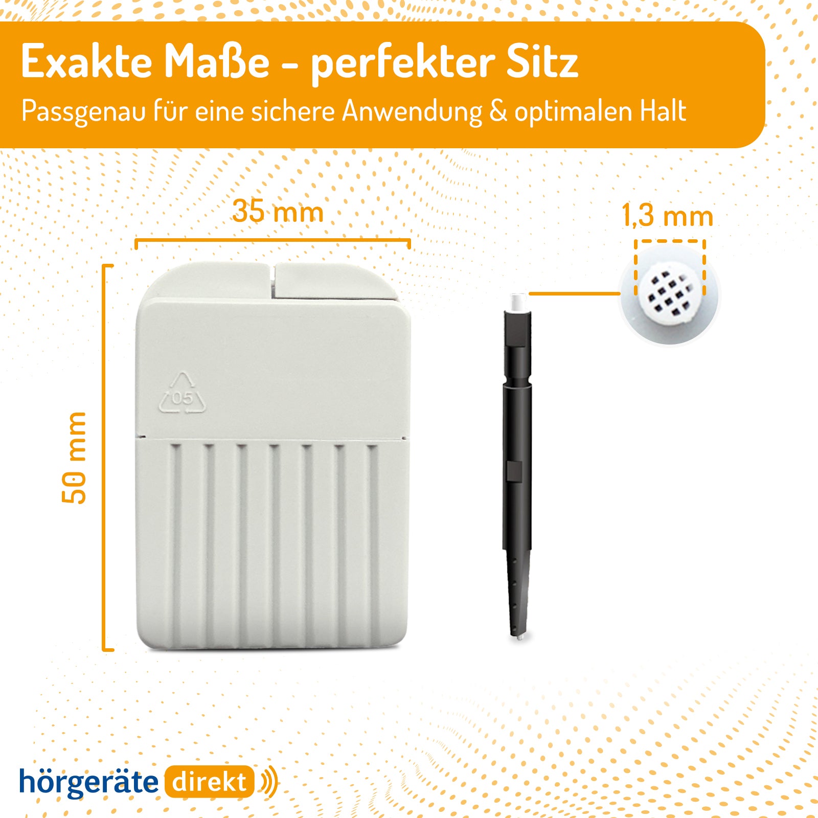 40x DIREKT CERUSTOP - Hörgerätefilter/Cerumenfilter 1,3mm - (5x 8er Box)