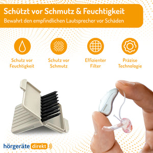 DIREKT CERUSTOP (1x8 Stk.) - Hörgerätefilter/Cerumenfilter 1,3mm - für Hörgeräte