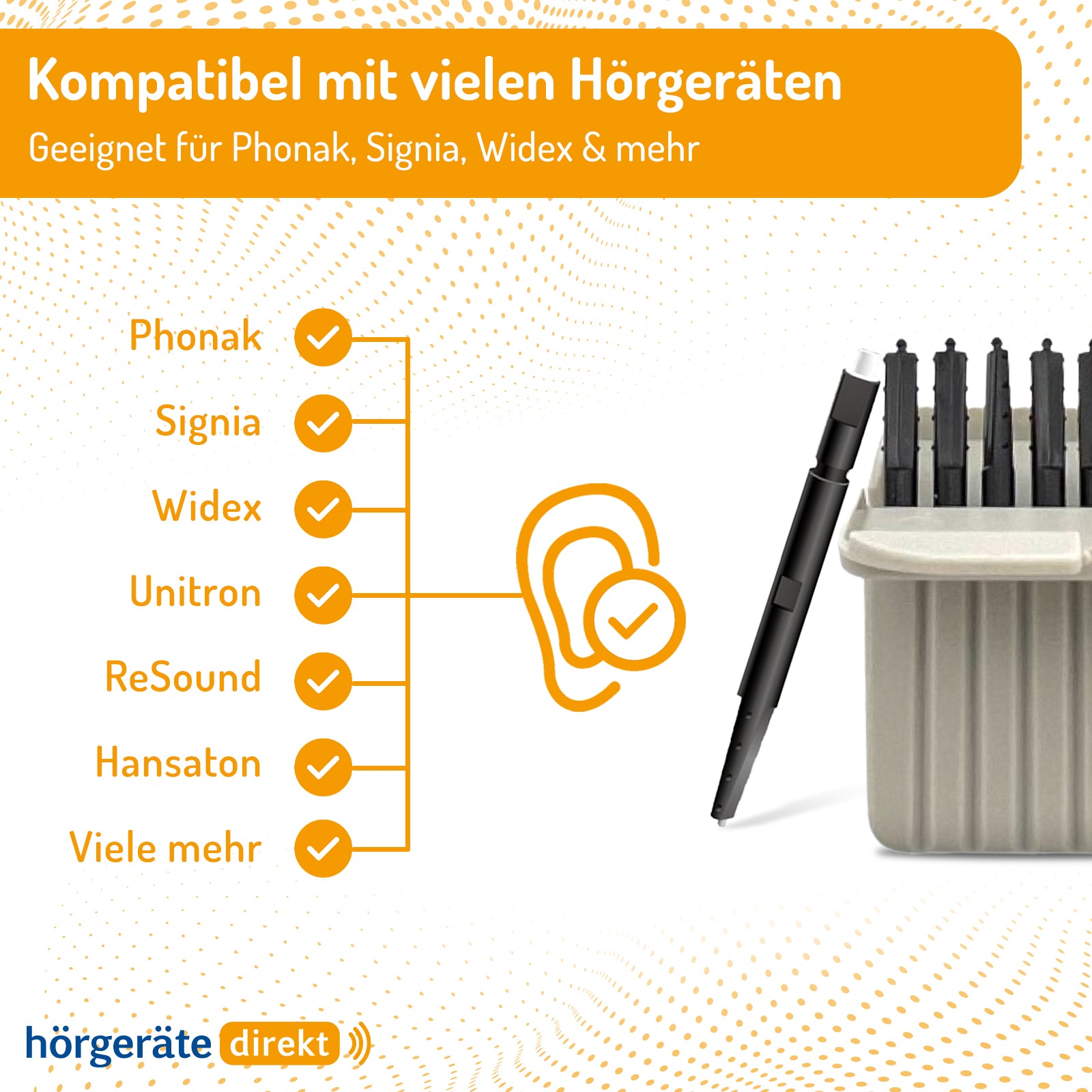 32x DIREKT CERUSTOP - Hörgerätefilter/Cerumenfilter 1,3mm - (4x 8er Box)