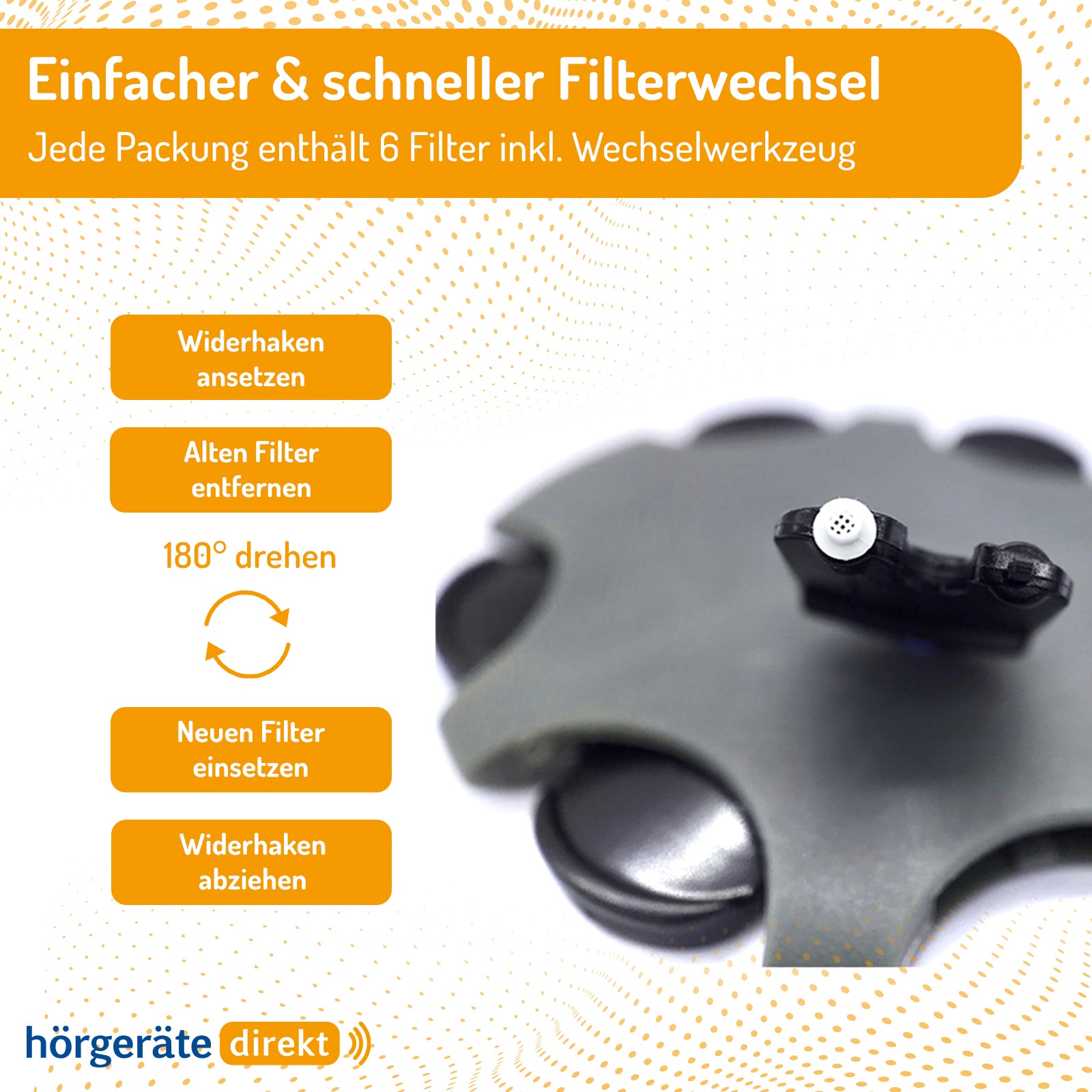 60x DIREKT ProWax miniFit (10x 6 Stk) Cerumenfilter für Oticon Hörgeräte