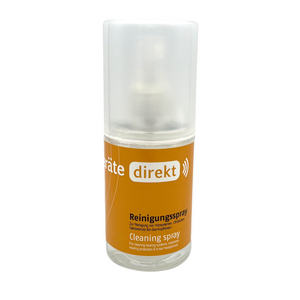 DIREKT Reinigungsspray 100 ml - für Hörgeräte, Ohrstücke, Gehörschutz &amp; In-Ears