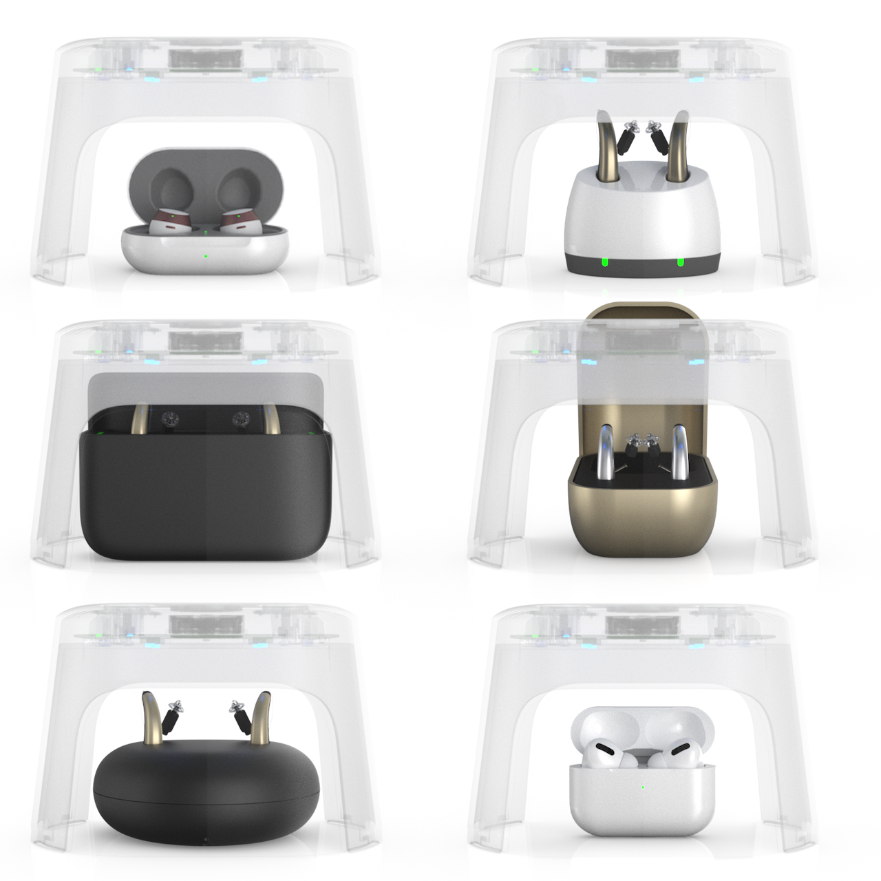 Dry Cap UV 4 - Trockenstation für wiederaufladbare Hörgeräte