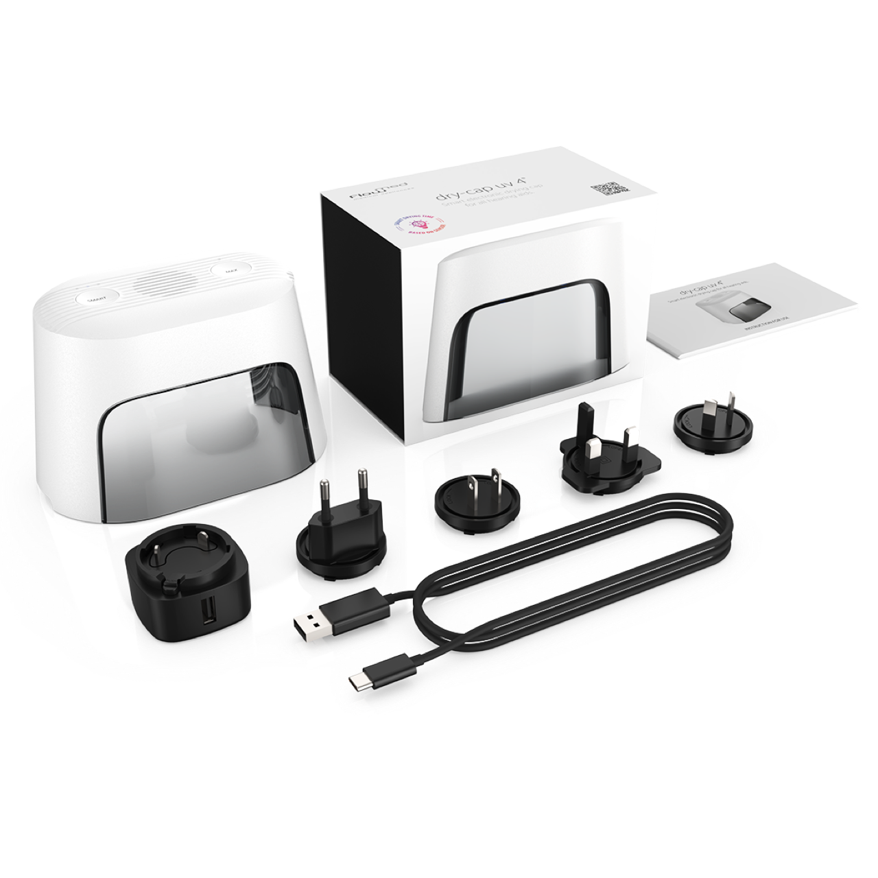 Dry Cap UV 4 - Trockenstation für wiederaufladbare Hörgeräte