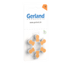 Gerland 13 orange Hörgerätebatterien (PR48) – 6 Stück | Made by Rayovac