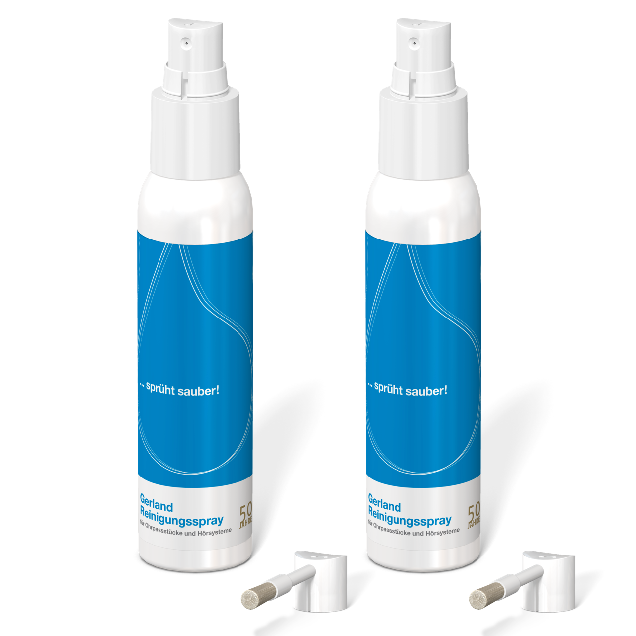 2x Gerland Reinigungsspray (2x100ml) -für Hörgeräte und Otoplastiken -Doppelpack