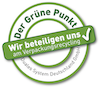 Logo Grüner Punkt Abfallrecycling