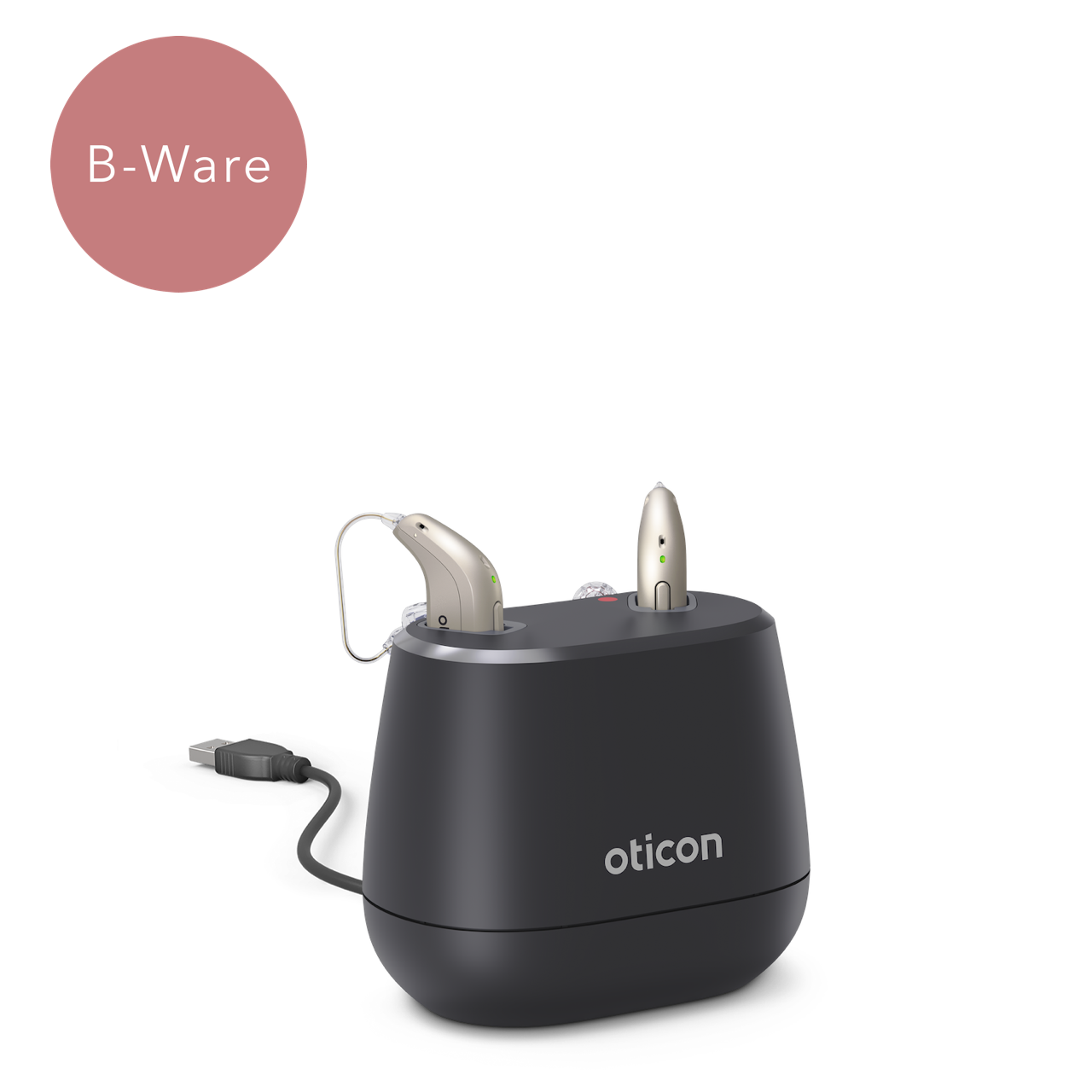 B WARE - Oticon Charger Sirius miniRITE - Ladestation für Oticon Intent
