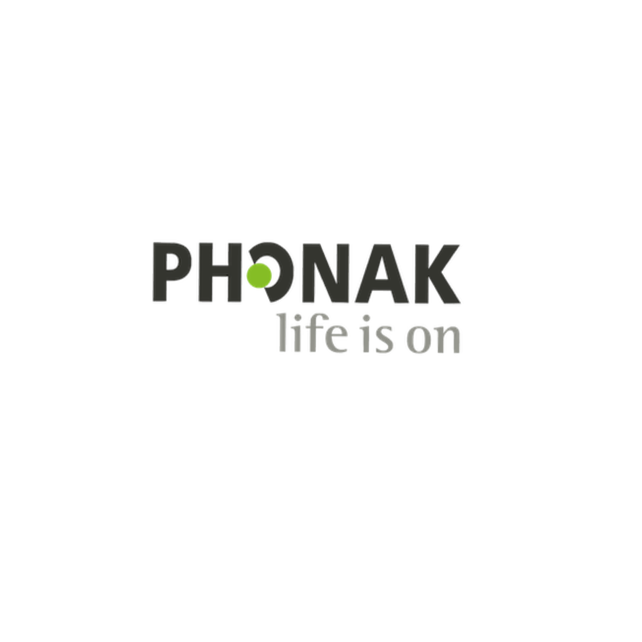 Logo Phonak Hörgeräte life is on