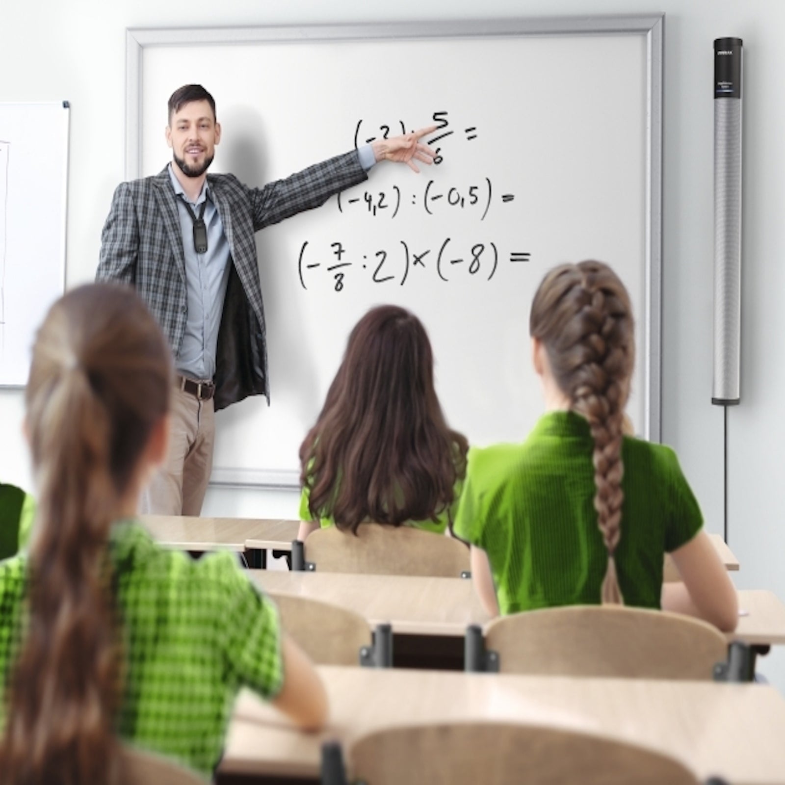 Einsatz des Phonak Roger in der Schule.