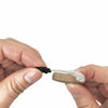 DIREKT Reinigungsbürste Hörgeräte -3in1-Magnet als Batterie Einsetzhilfe