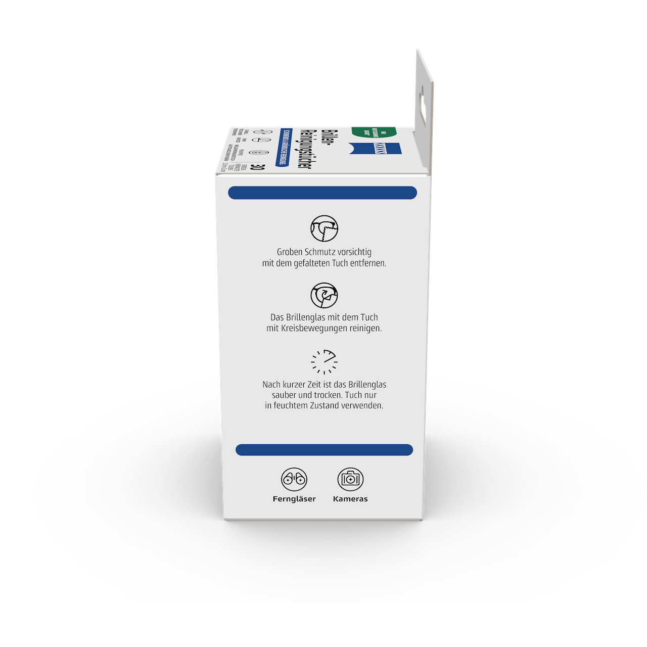 ZEISS Brillen Reinigungstücher (30 Stück) - einzeln verpackt - Recycelbar