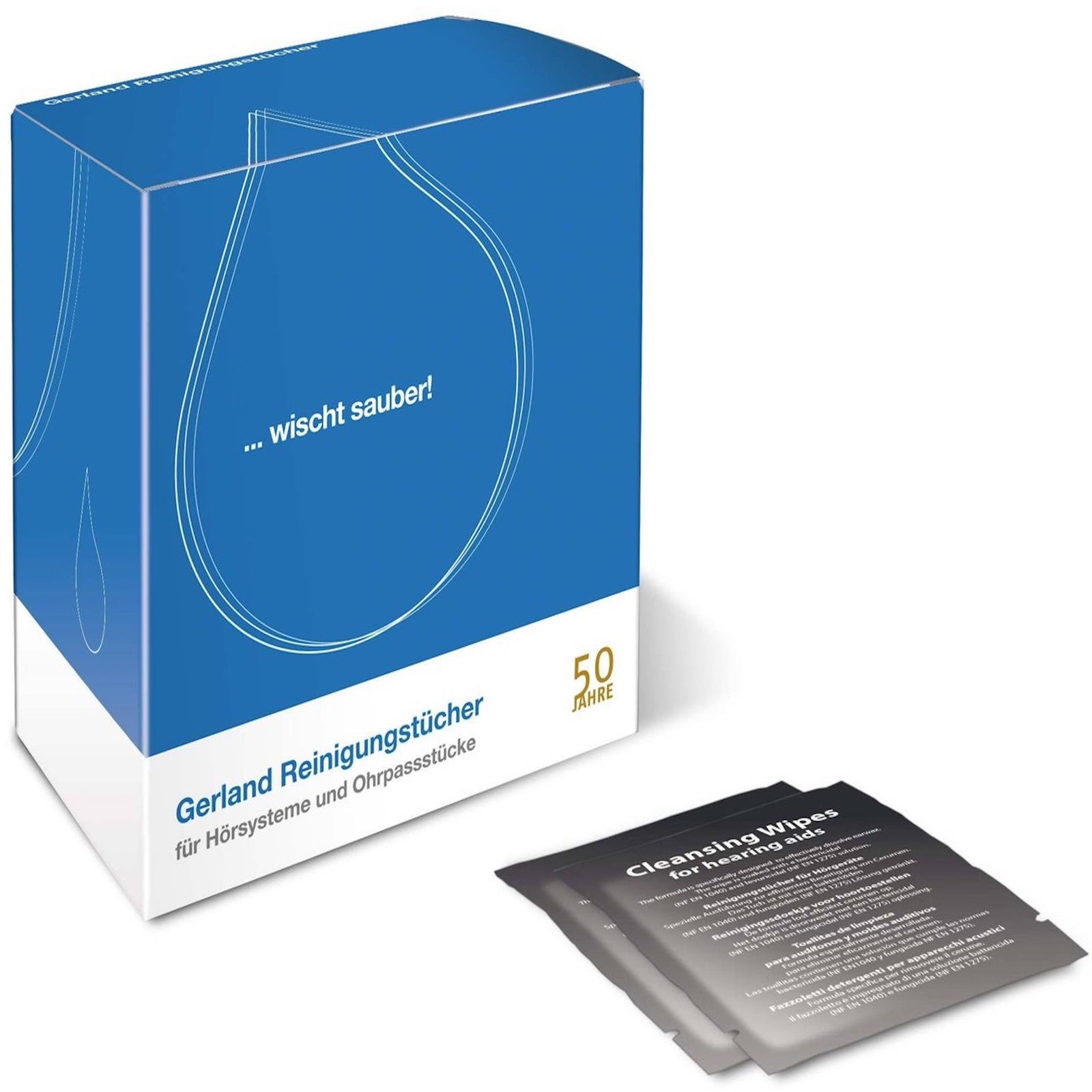 Gerland Reinigungstücher (30 Stück) - Hörgeräte Direkt
