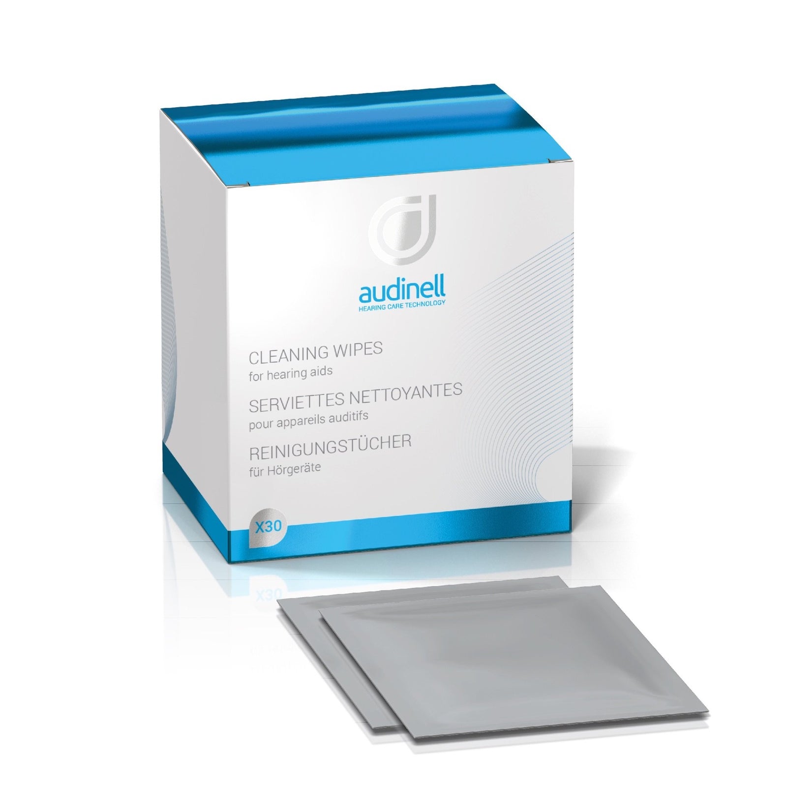 Audinell Reinigungstücher (30 Stück) - Hörgeräte Direkt