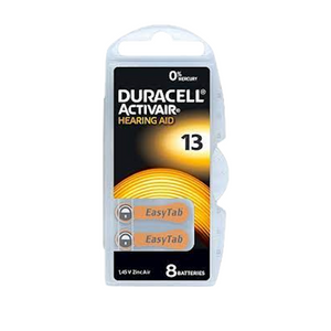 Duracell Activ Air - 13 orange - Hörgerätebatterien (6er Blister)