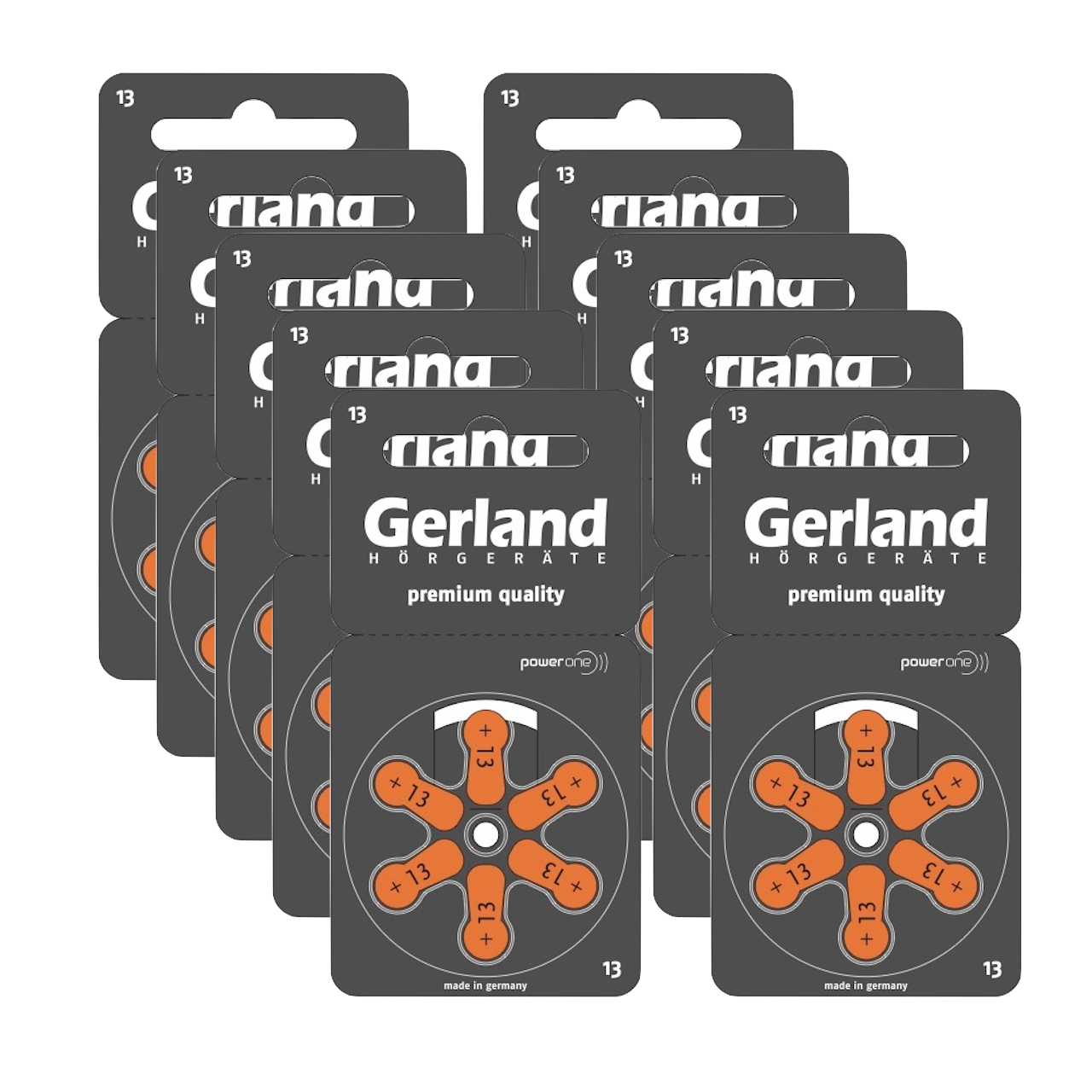 Mit den Evolution Hörgerätebatterien p13 (orange) im 60er Pack von Gerland erhalten Sie hohe Qualität zum günstigen Preis 