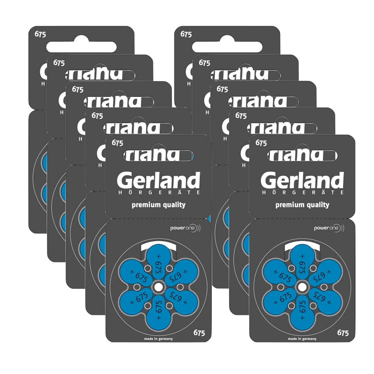 Mit den Evolution Hörgerätebatterien p675 (blau) im 60er Pack von Gerland erhalten Sie hohe Qualität zum günstigen Preis 
