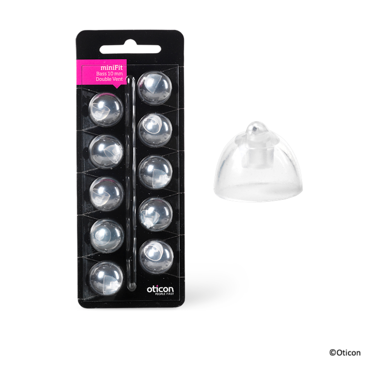 Oticon MiniFit Dome/Schirmchen (10 Stück)