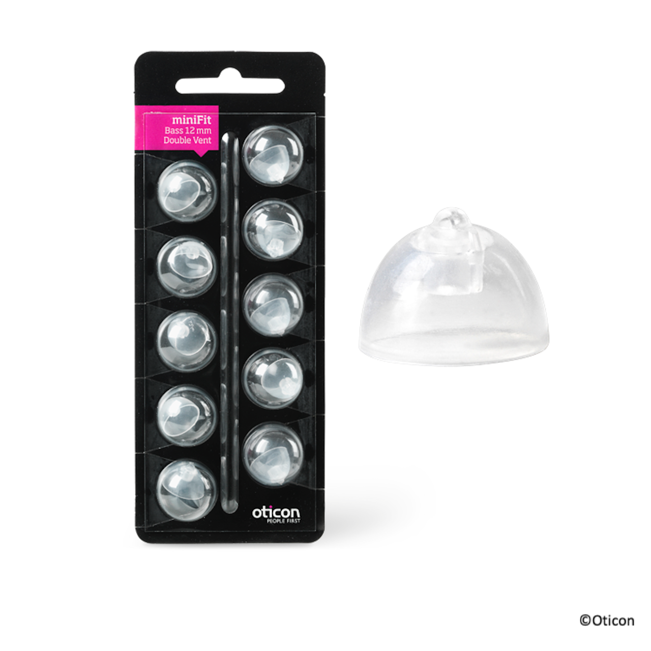 Oticon MiniFit Dome/Schirmchen (10 Stück)
