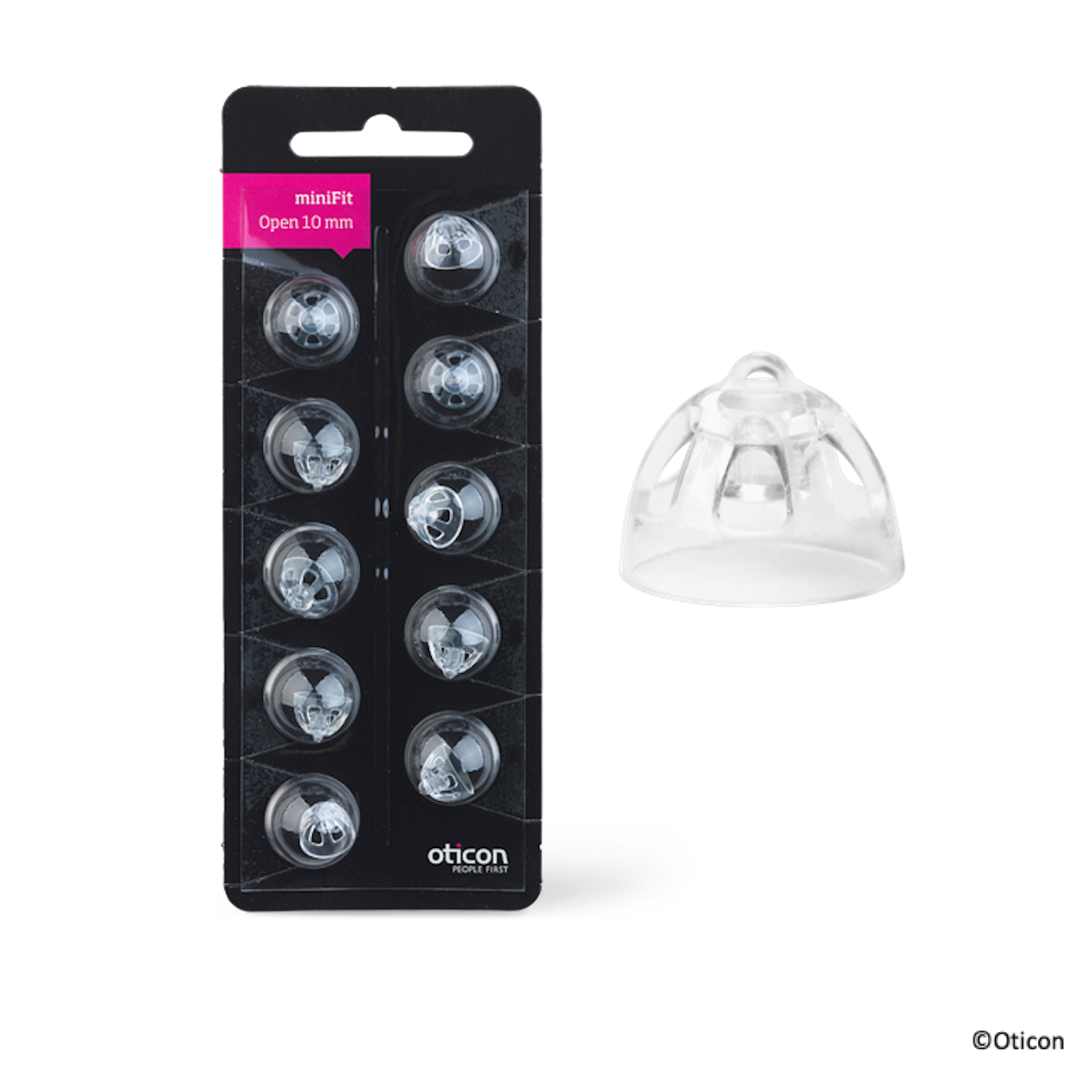 Oticon MiniFit Dome/Schirmchen (10 Stück)