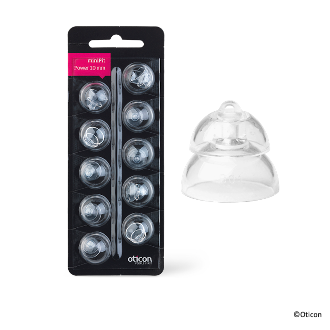 Oticon MiniFit Dome/Schirmchen (10 Stück)