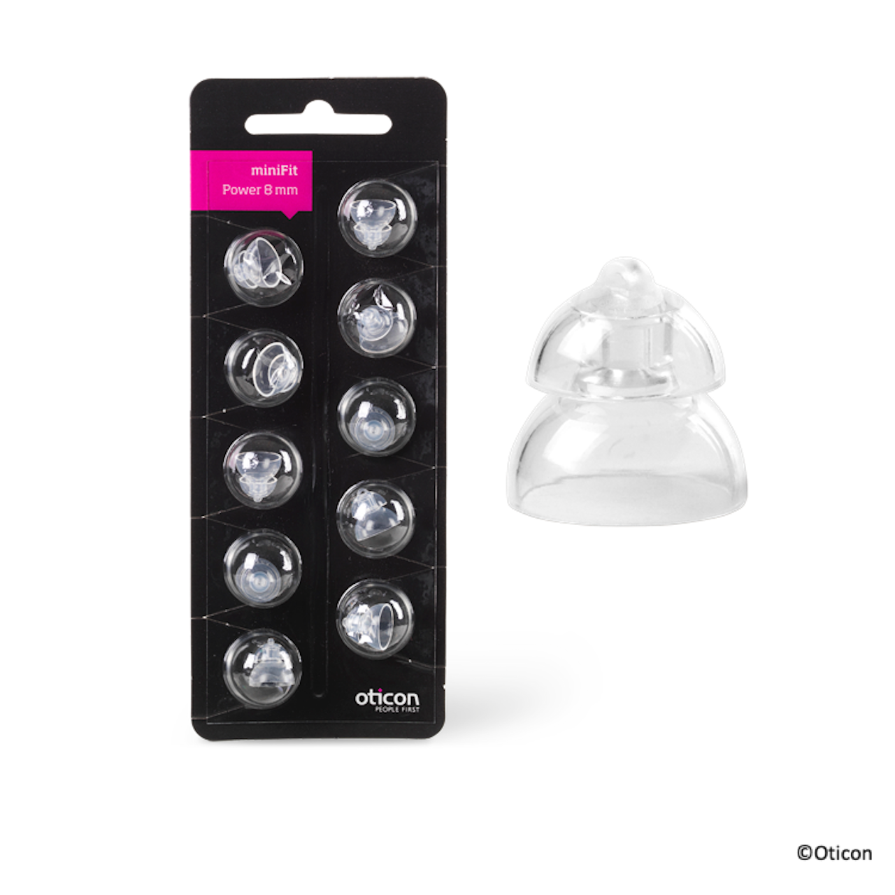 Oticon MiniFit Dome/Schirmchen (10 Stück)