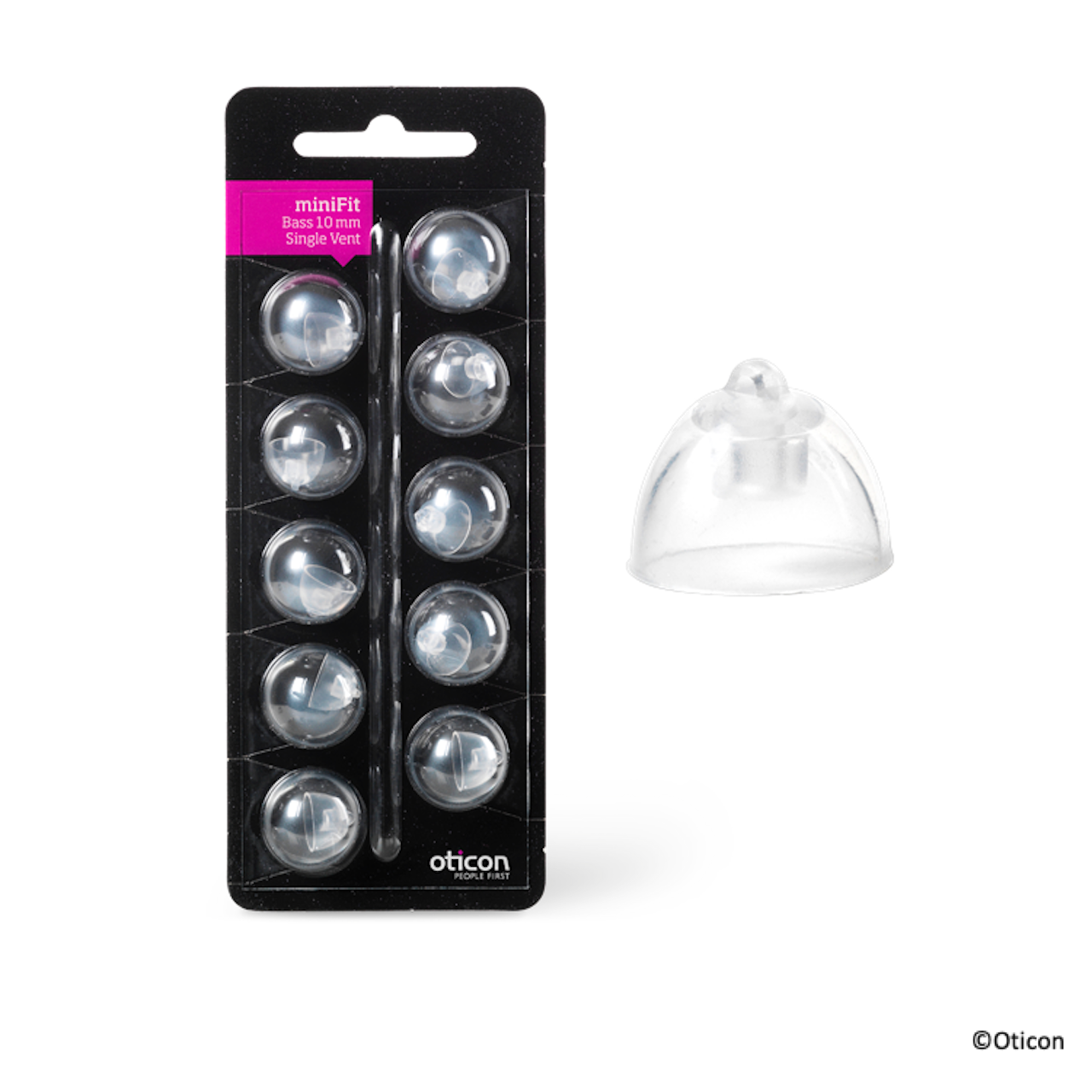 Oticon MiniFit Dome/Schirmchen (10 Stück)