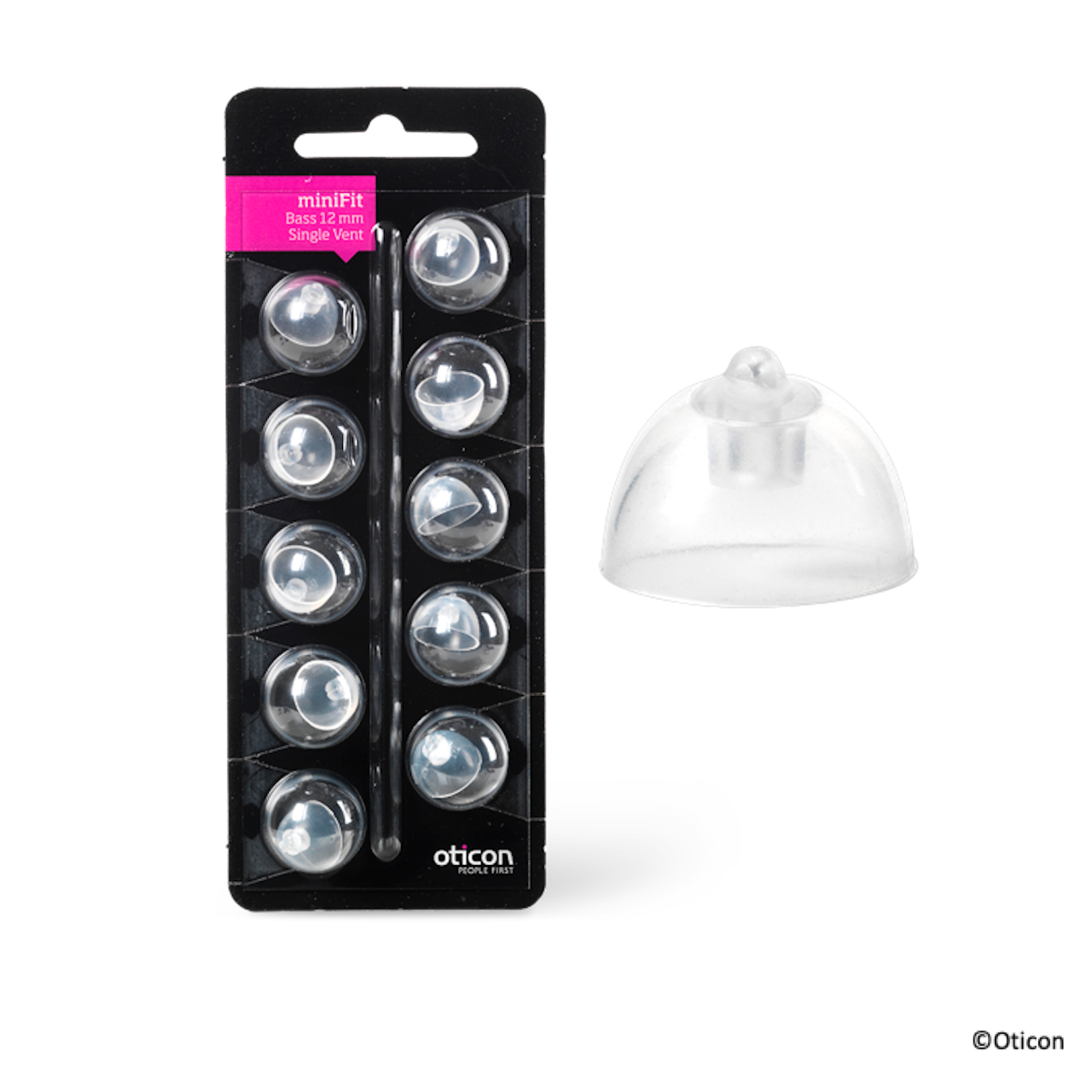 Oticon MiniFit Dome/Schirmchen (10 Stück)